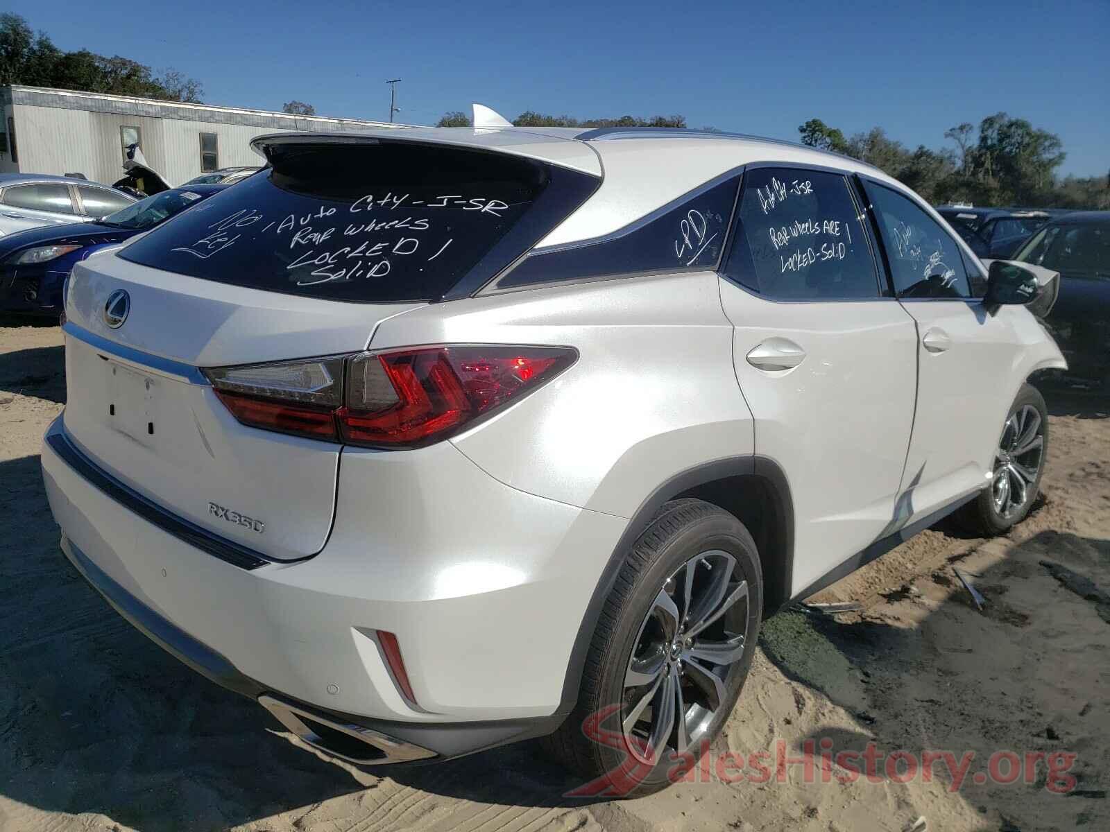 2T2ZZMCA0KC125092 2019 LEXUS RX350