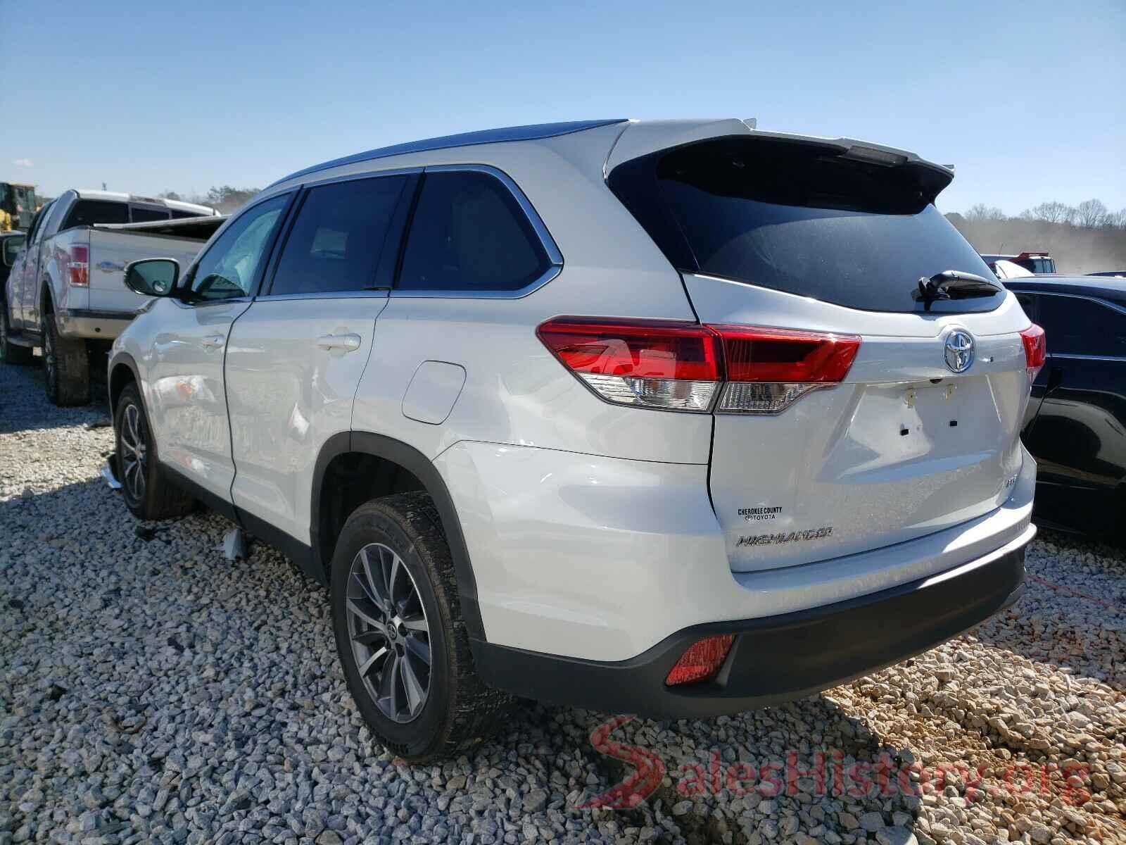 5TDKZRFH1KS574896 2019 TOYOTA HIGHLANDER