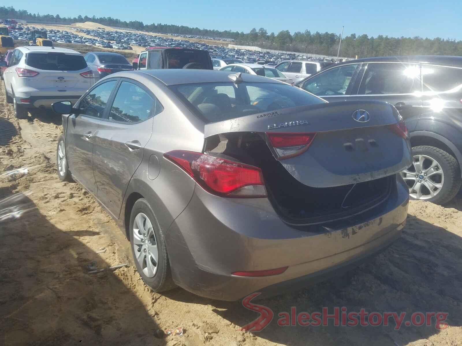 5NPDH4AE0GH708192 2016 HYUNDAI ELANTRA