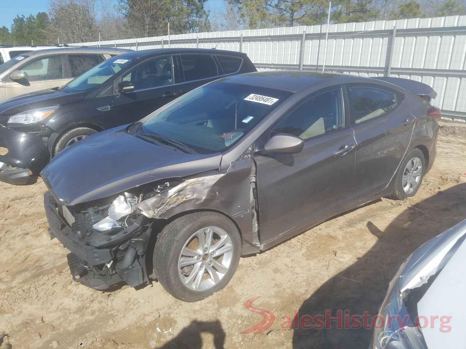 5NPDH4AE0GH708192 2016 HYUNDAI ELANTRA