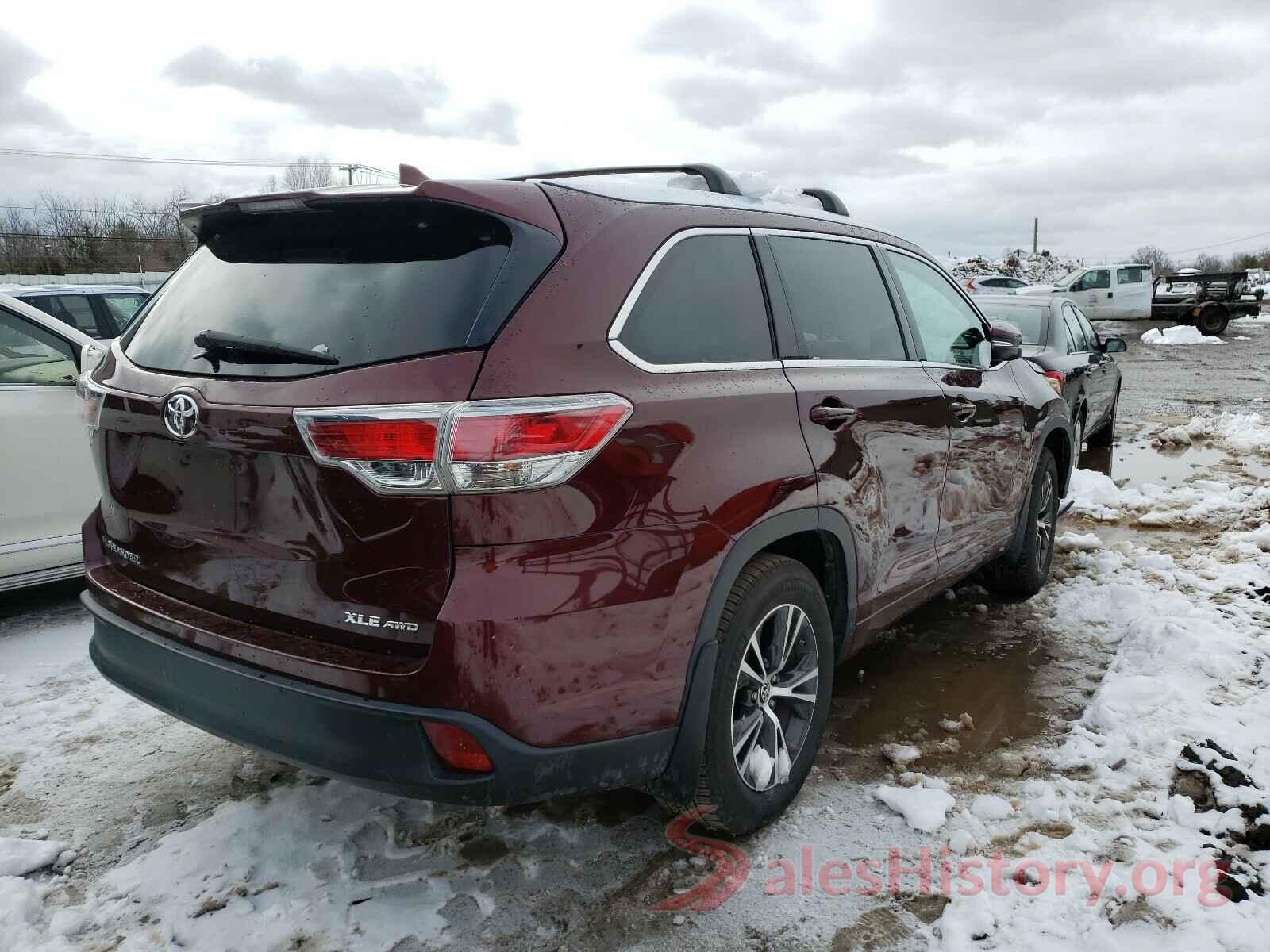 5TDJKRFH1GS230721 2016 TOYOTA HIGHLANDER