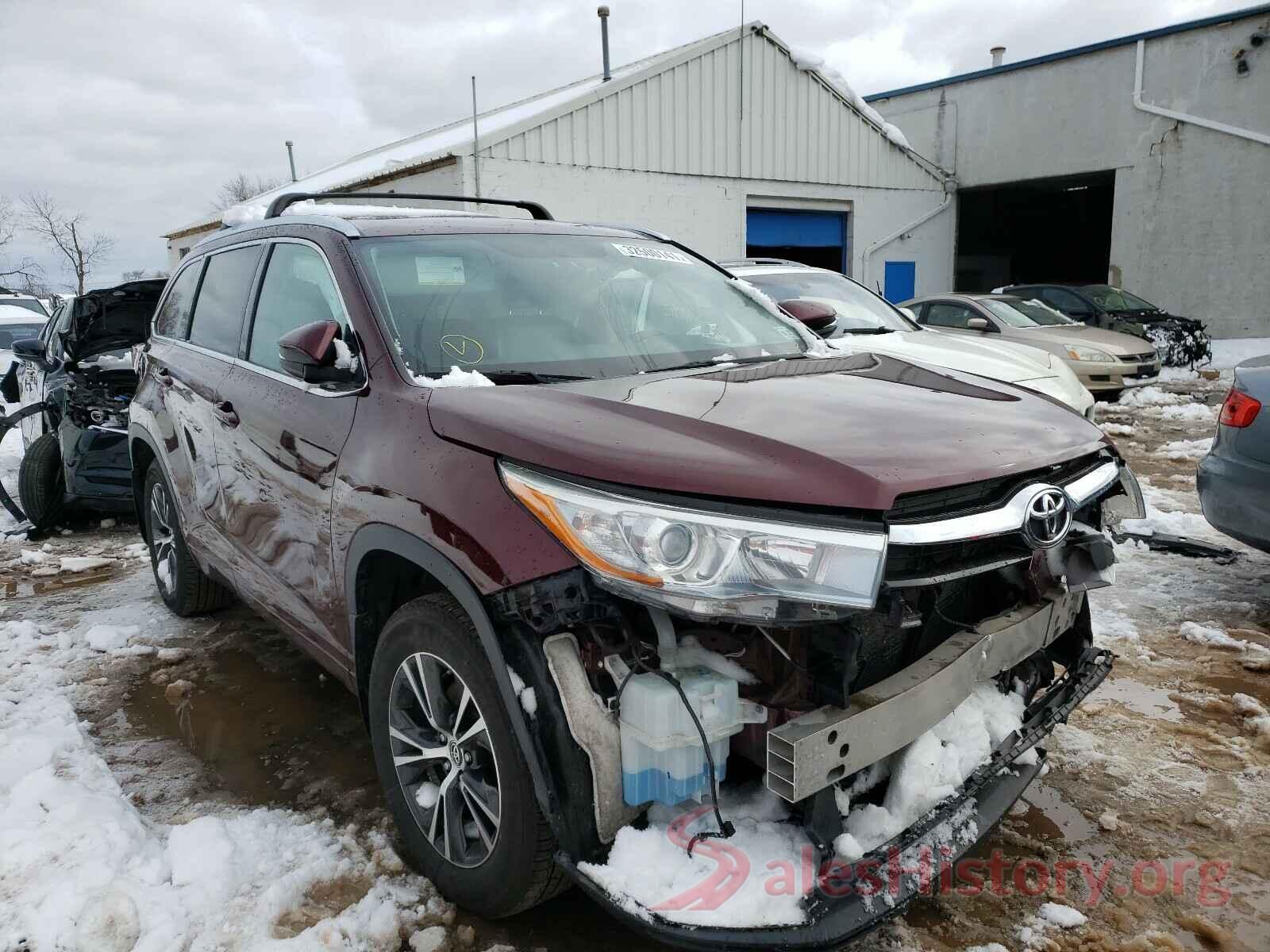 5TDJKRFH1GS230721 2016 TOYOTA HIGHLANDER