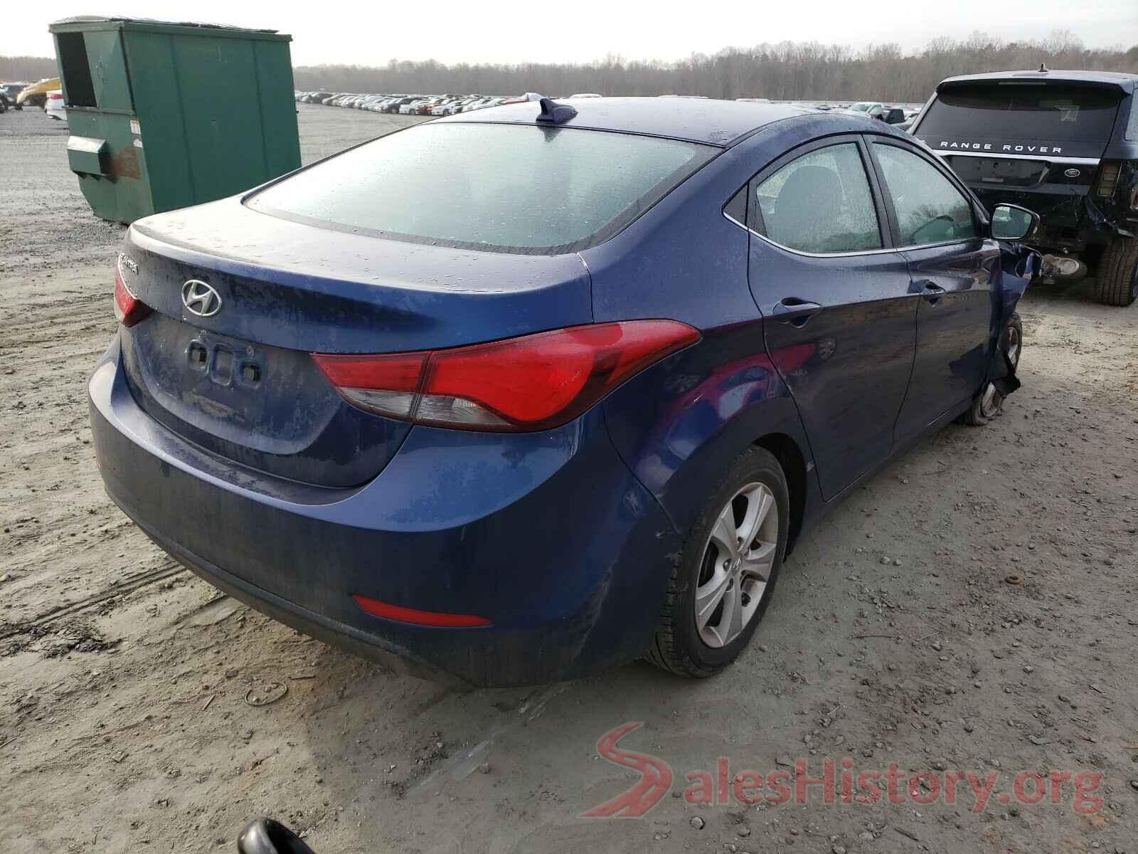 5NPDH4AE6GH687056 2016 HYUNDAI ELANTRA