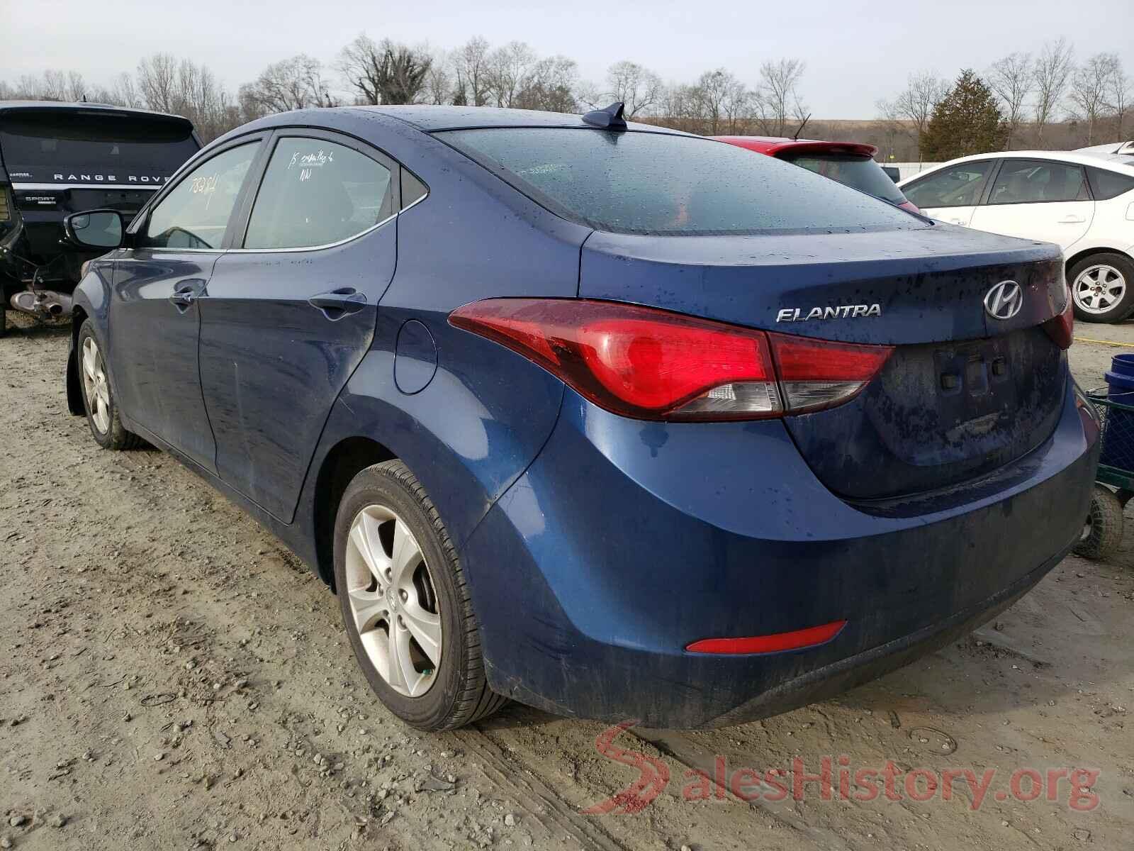 5NPDH4AE6GH687056 2016 HYUNDAI ELANTRA