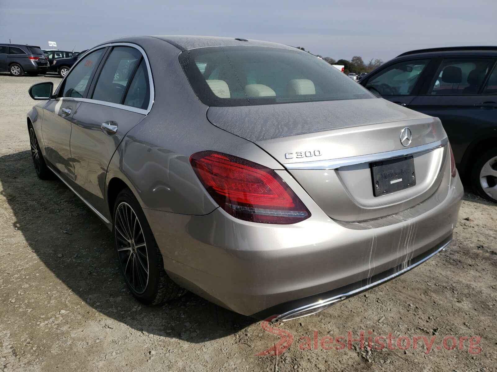 55SWF8DB6KU301734 2019 MERCEDES-BENZ C CLASS