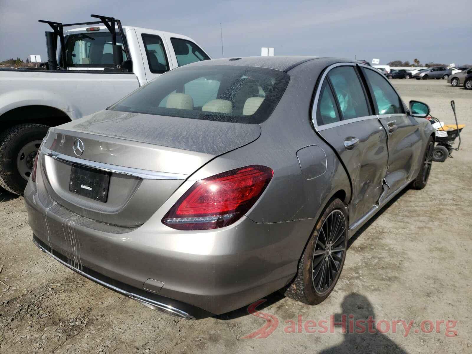 55SWF8DB6KU301734 2019 MERCEDES-BENZ C CLASS