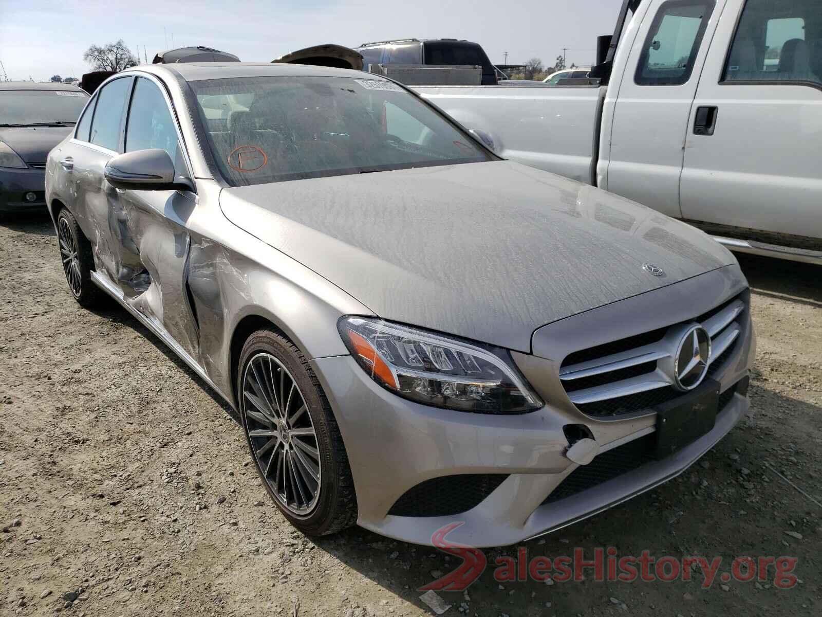 55SWF8DB6KU301734 2019 MERCEDES-BENZ C CLASS