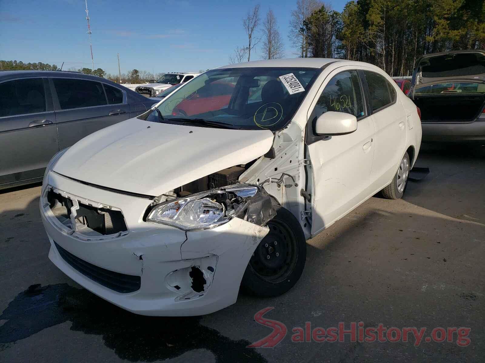 ML32F3FJ4HHF17989 2017 MITSUBISHI MIRAGE