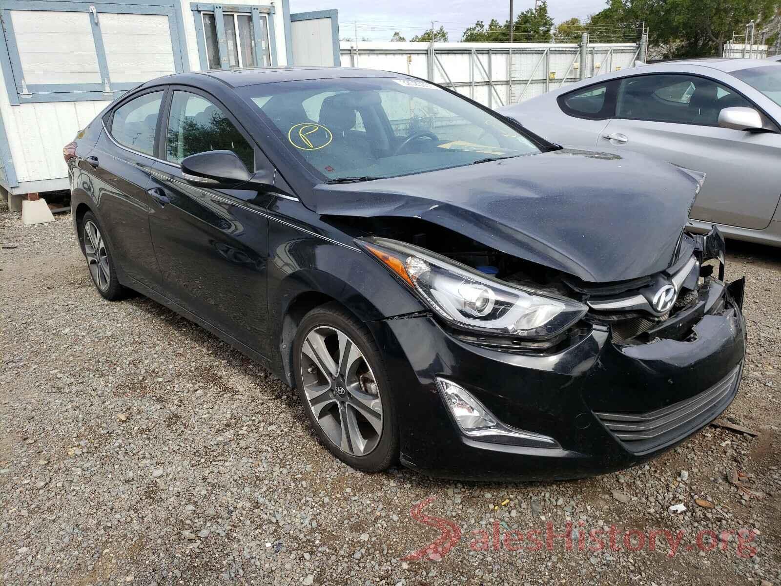 KMHDH4AH9GU650451 2016 HYUNDAI ELANTRA