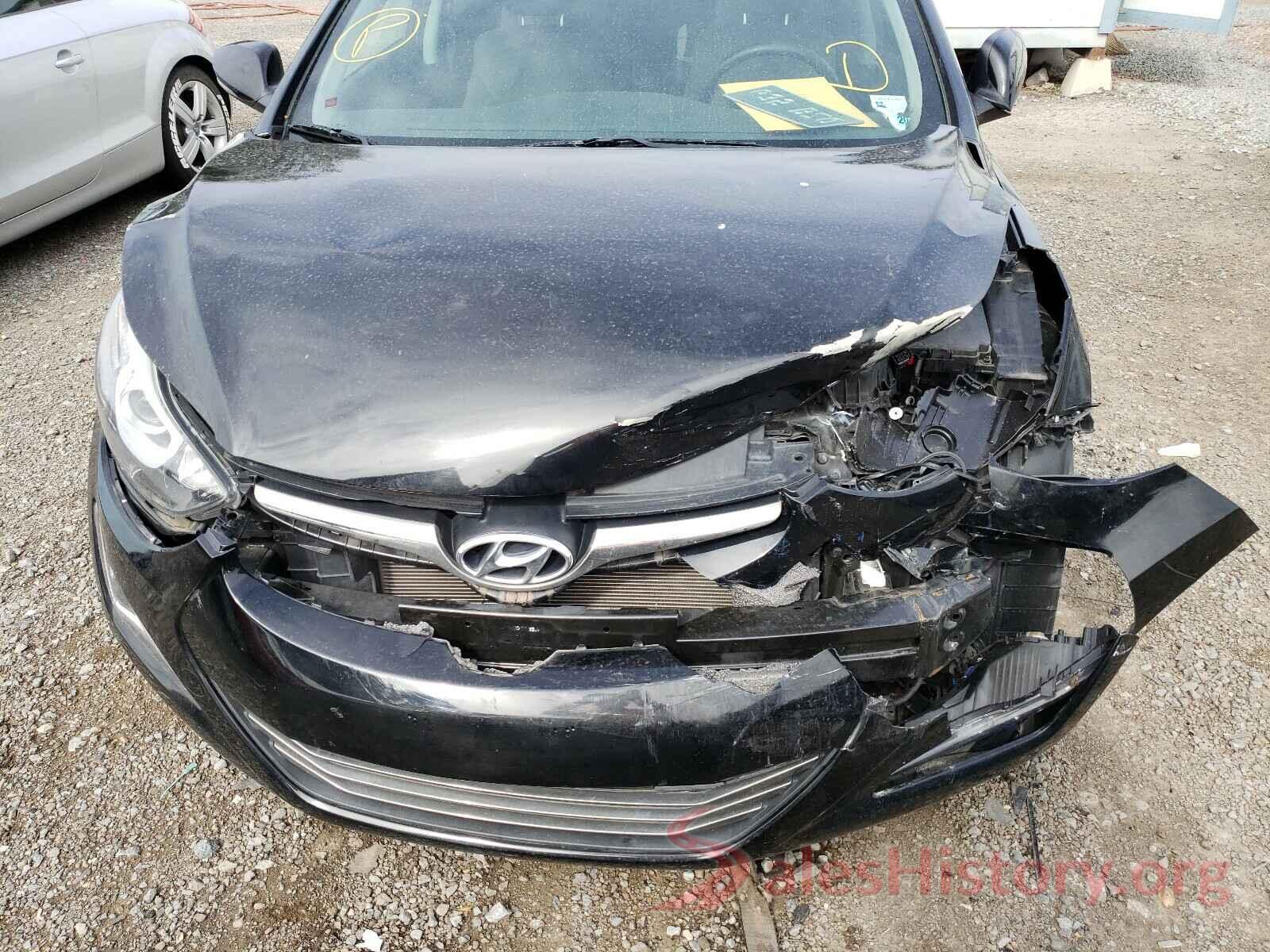 KMHDH4AH9GU650451 2016 HYUNDAI ELANTRA