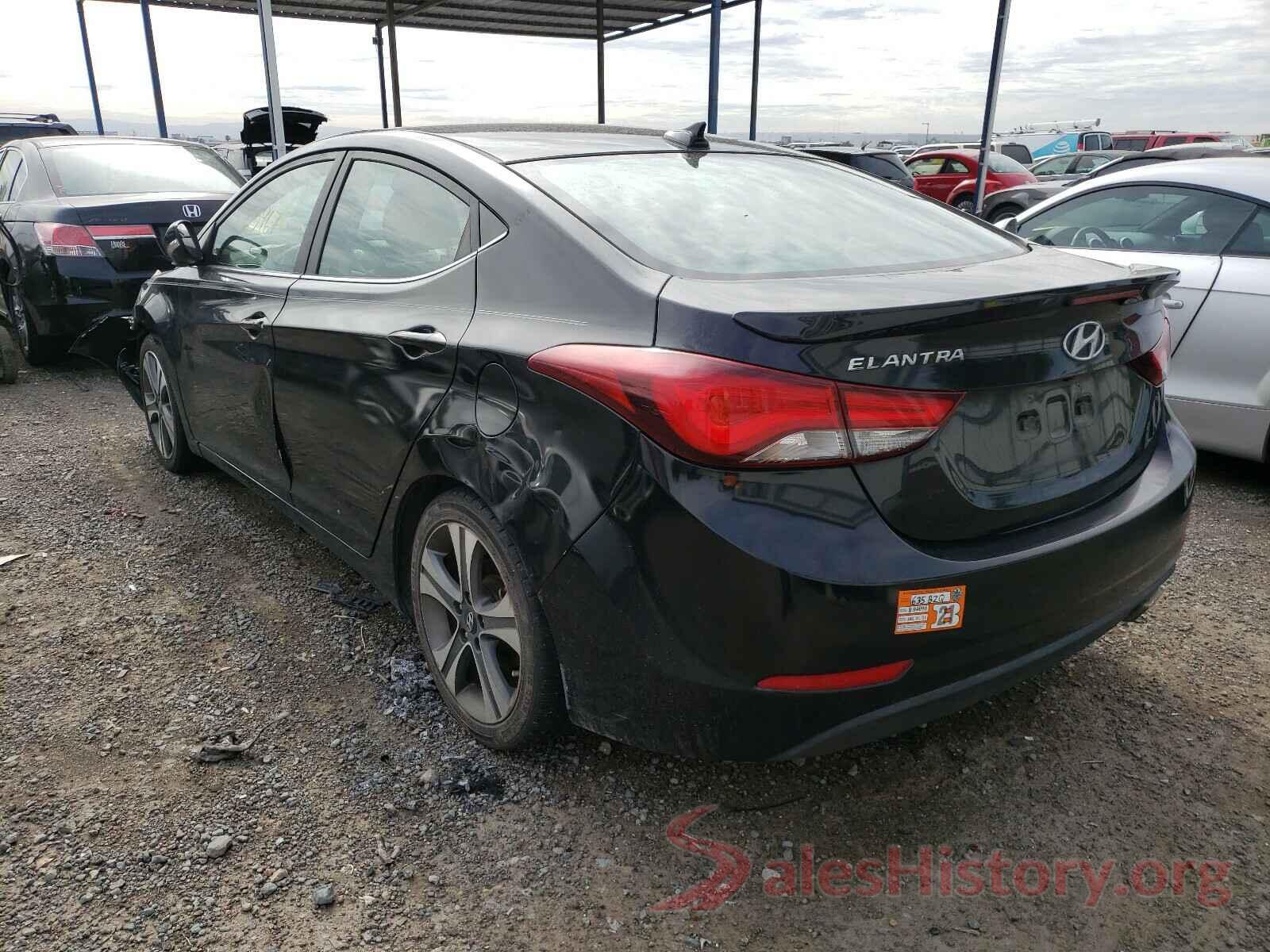 KMHDH4AH9GU650451 2016 HYUNDAI ELANTRA