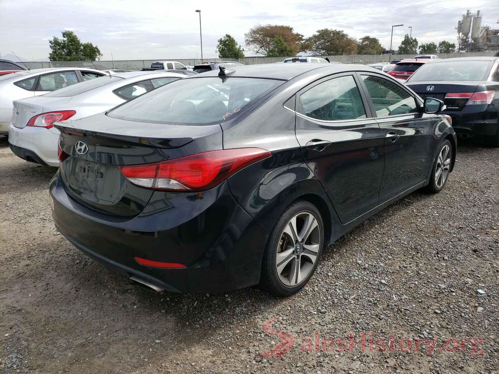 KMHDH4AH9GU650451 2016 HYUNDAI ELANTRA