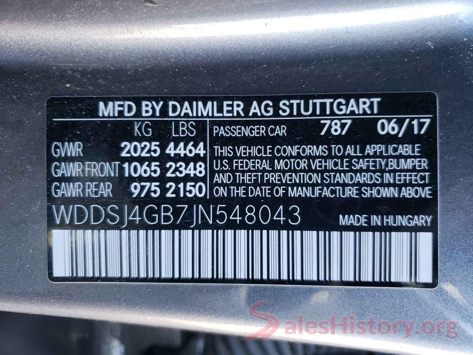 WDDSJ4GB7JN548043 2018 MERCEDES-BENZ C CLASS