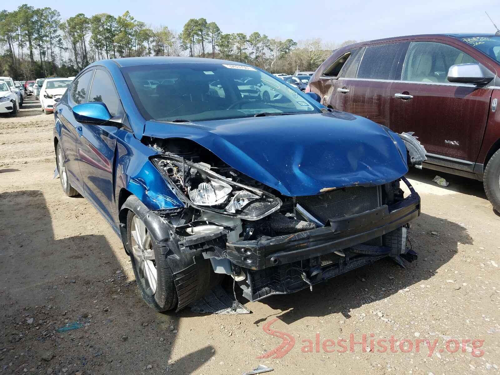 KMHDH4AE5GU584664 2016 HYUNDAI ELANTRA