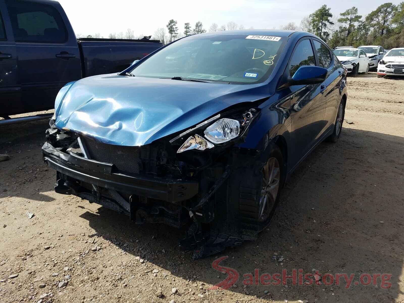 KMHDH4AE5GU584664 2016 HYUNDAI ELANTRA