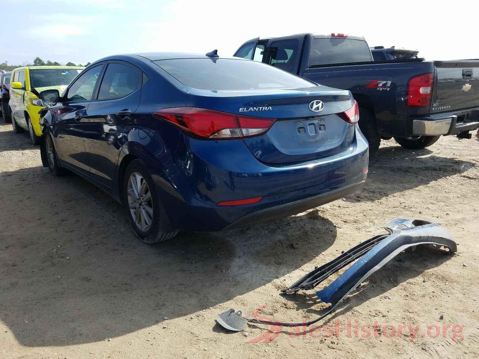 KMHDH4AE5GU584664 2016 HYUNDAI ELANTRA