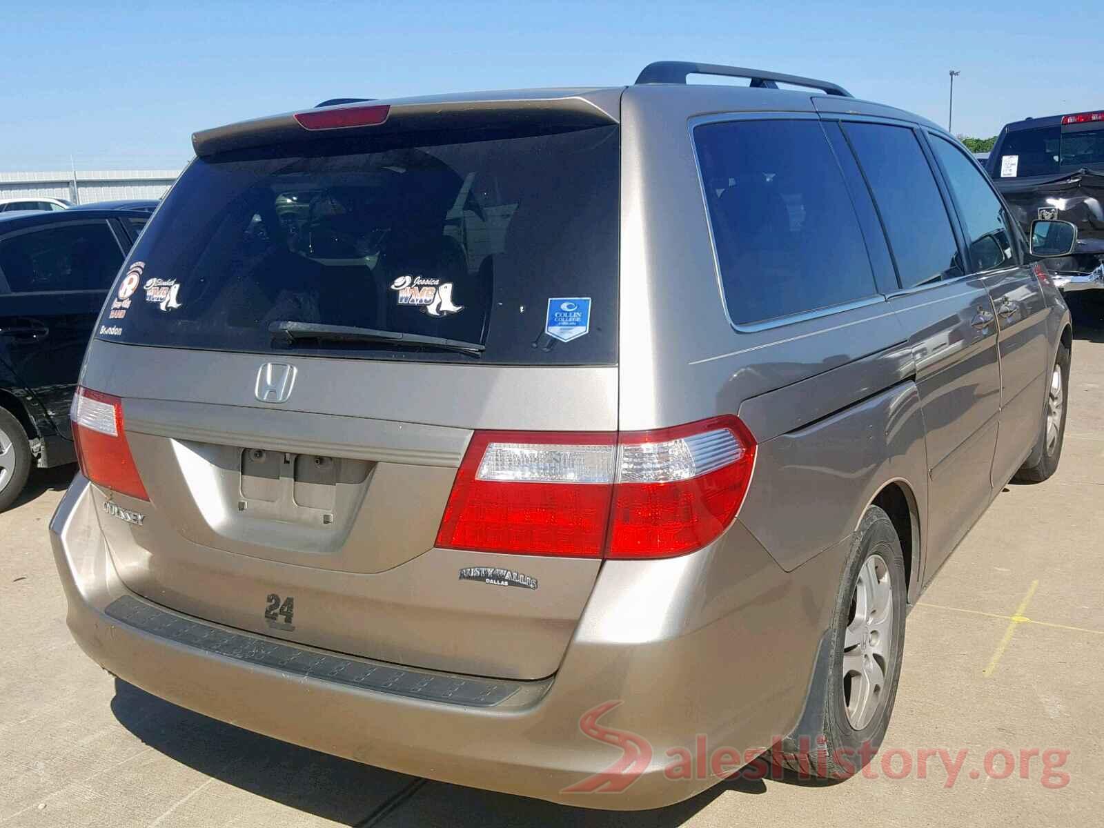 5FNRL38797B445284 2007 HONDA ODYSSEY EX