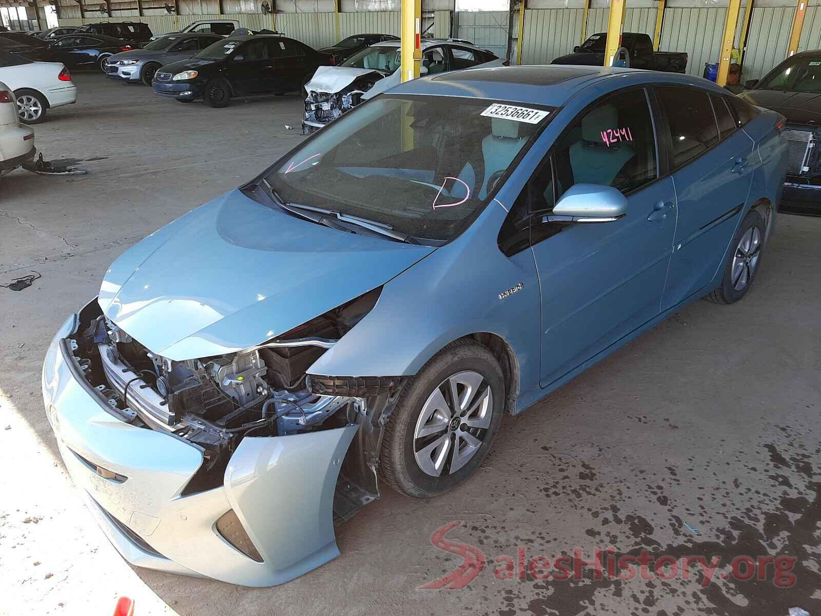 JTDKARFU2G3505325 2016 TOYOTA PRIUS