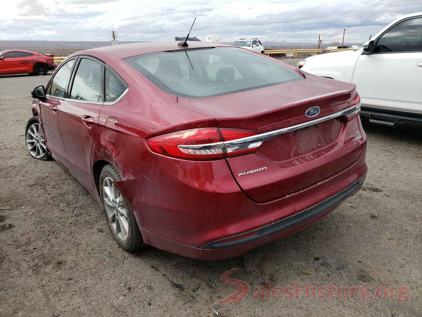 3FA6P0LU9HR354850 2017 FORD FUSION