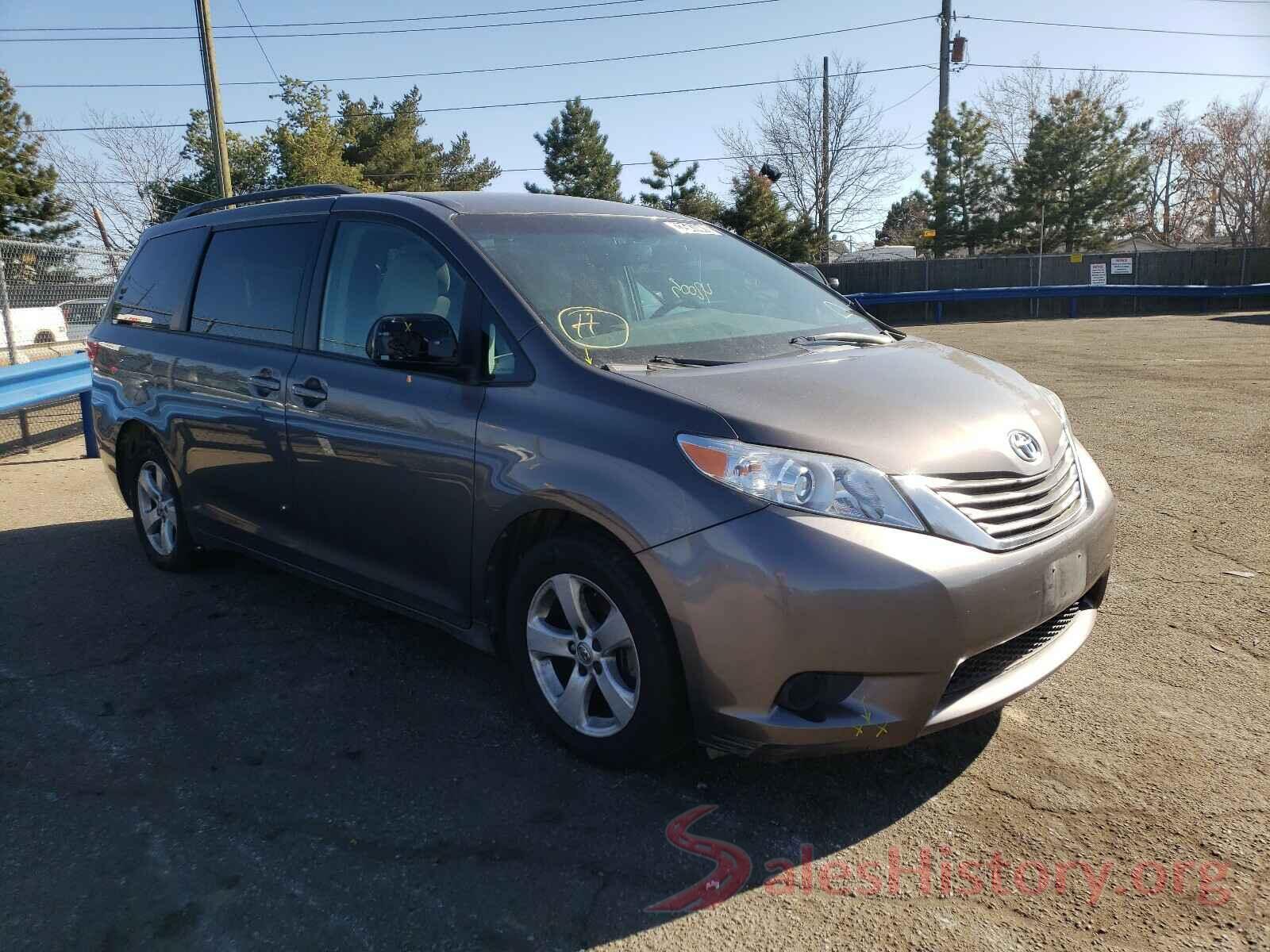 5TDKK3DC6GS734786 2016 TOYOTA SIENNA