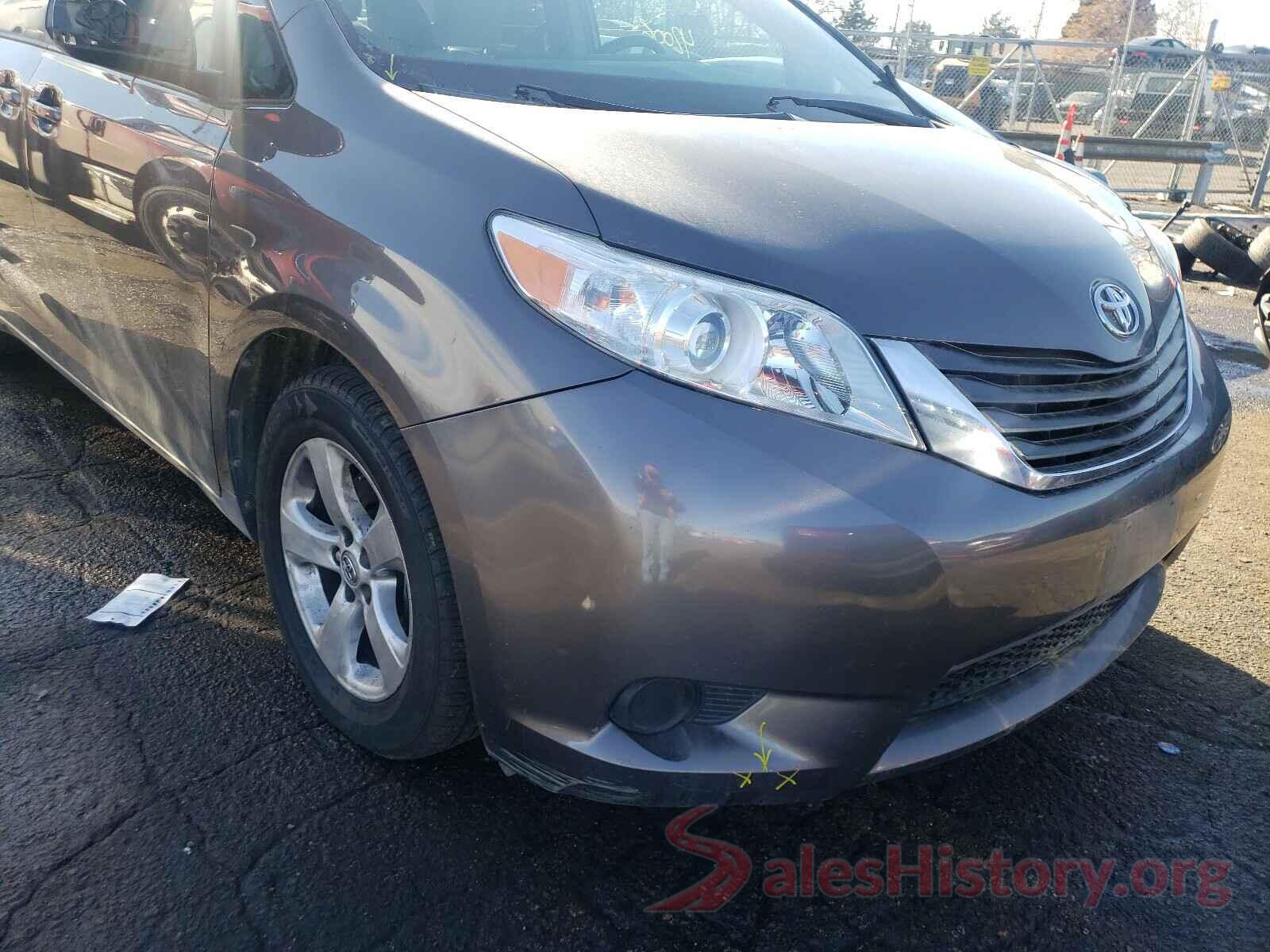 5TDKK3DC6GS734786 2016 TOYOTA SIENNA