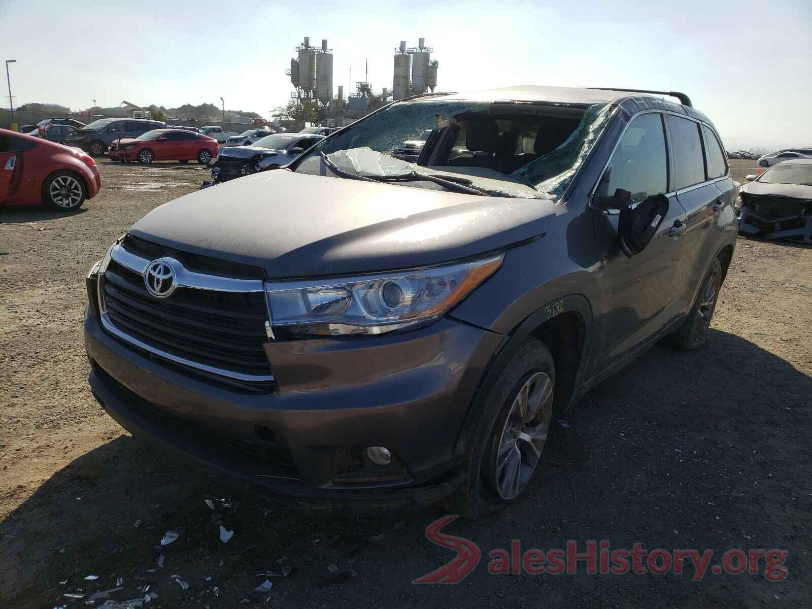 5TDZKRFH0GS165363 2016 TOYOTA HIGHLANDER