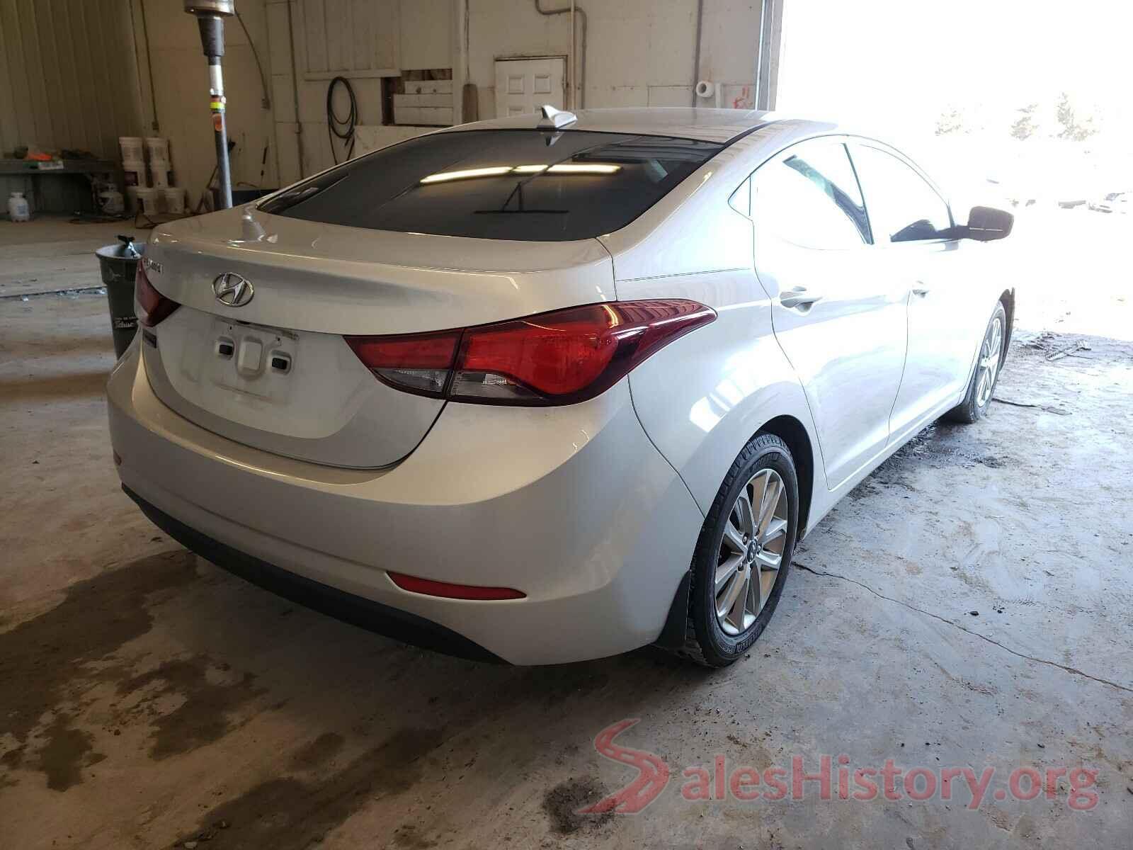 5NPDH4AE6GH702901 2016 HYUNDAI ELANTRA