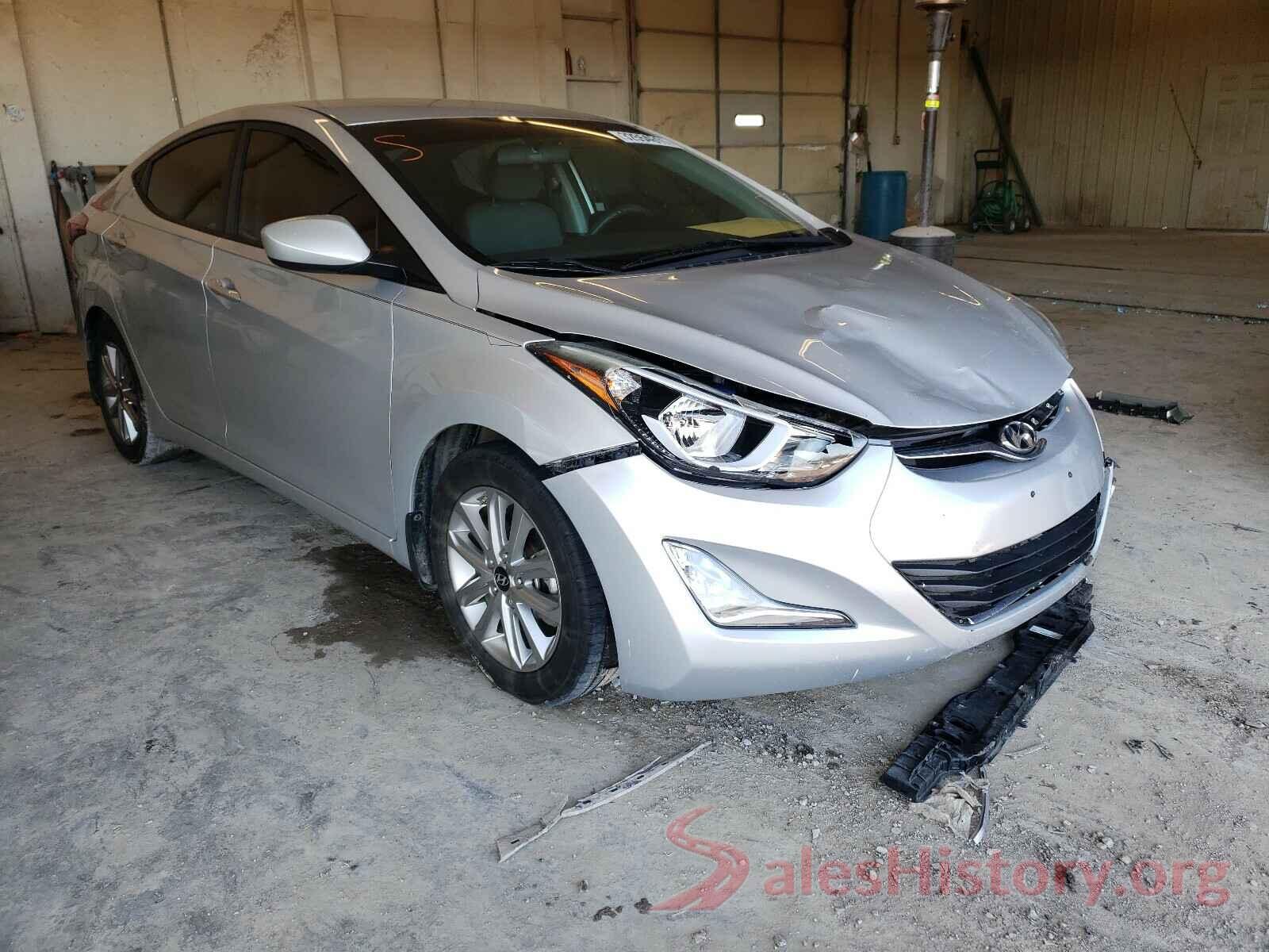 5NPDH4AE6GH702901 2016 HYUNDAI ELANTRA