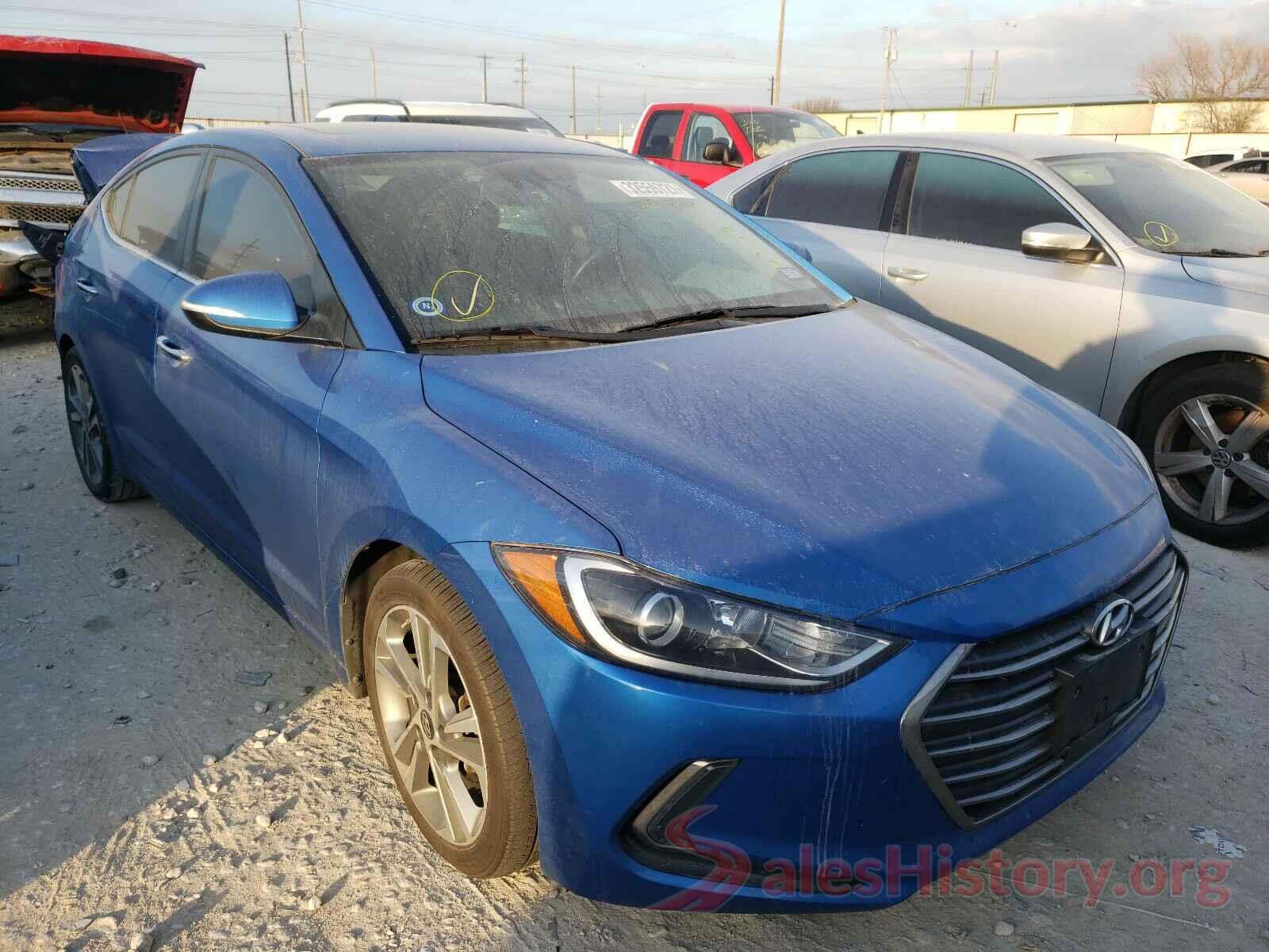 KMHD84LF7HU285085 2017 HYUNDAI ELANTRA