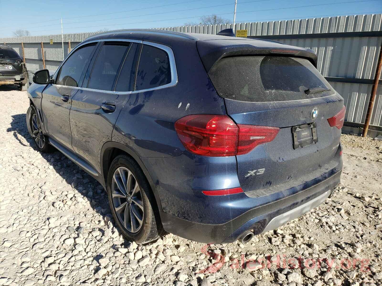 5UXTR7C50KLF26277 2019 BMW X3