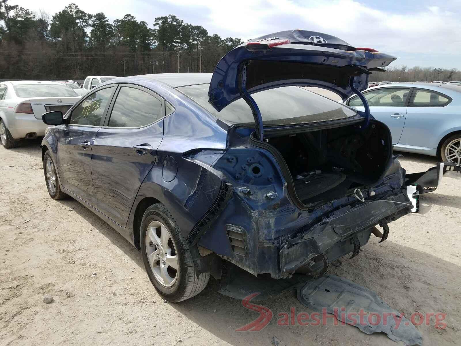 5NPDH4AE0GH740754 2016 HYUNDAI ELANTRA