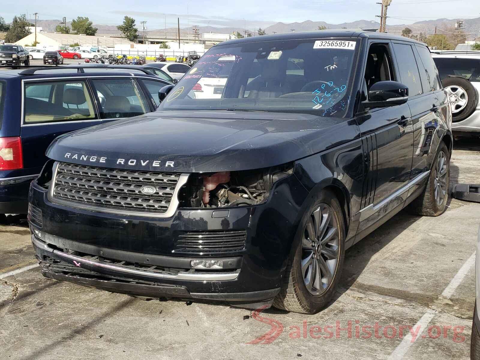 SALGR2FK1HA363883 2017 LAND ROVER RANGEROVER