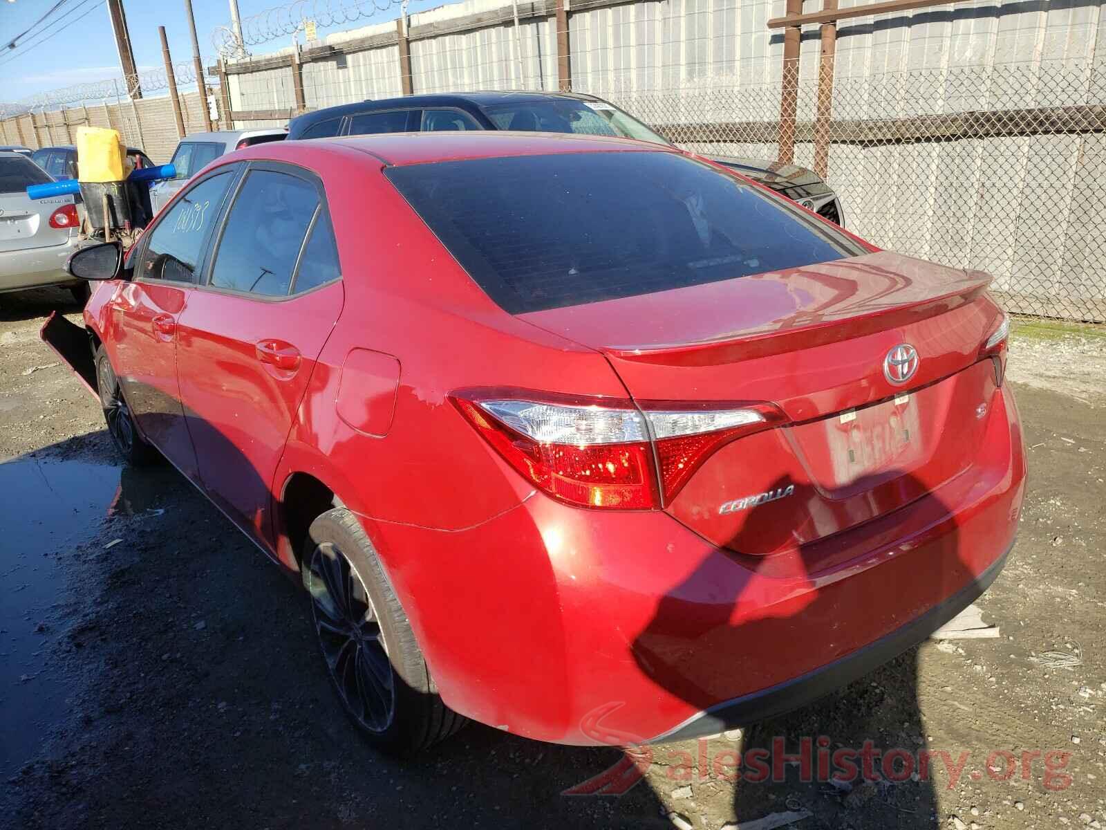 5YFBURHEXGP550789 2016 TOYOTA COROLLA