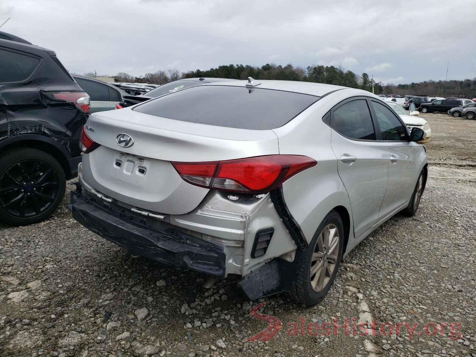 5NPDH4AE7GH662134 2016 HYUNDAI ELANTRA