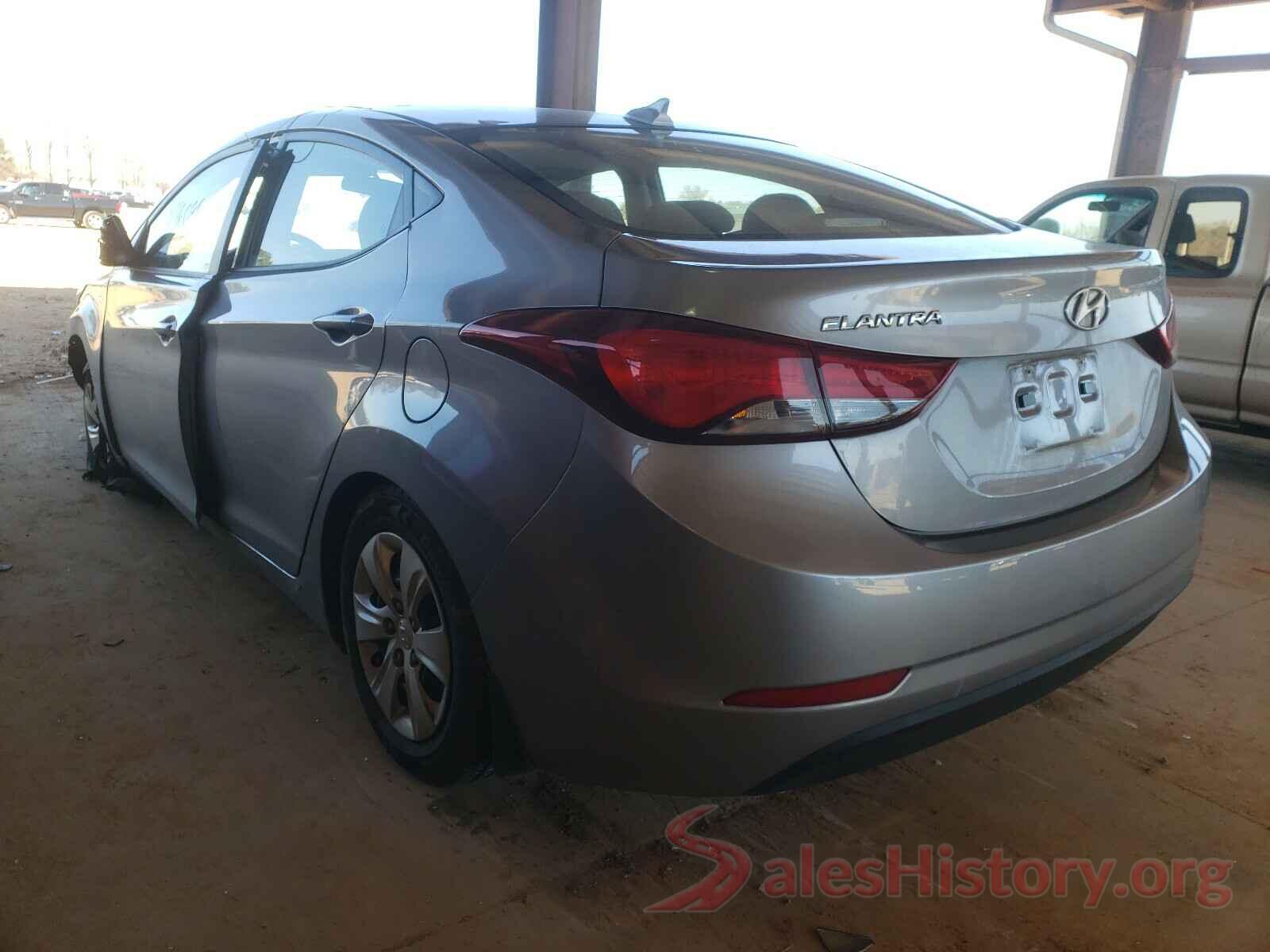 5NPDH4AE9GH744611 2016 HYUNDAI ELANTRA