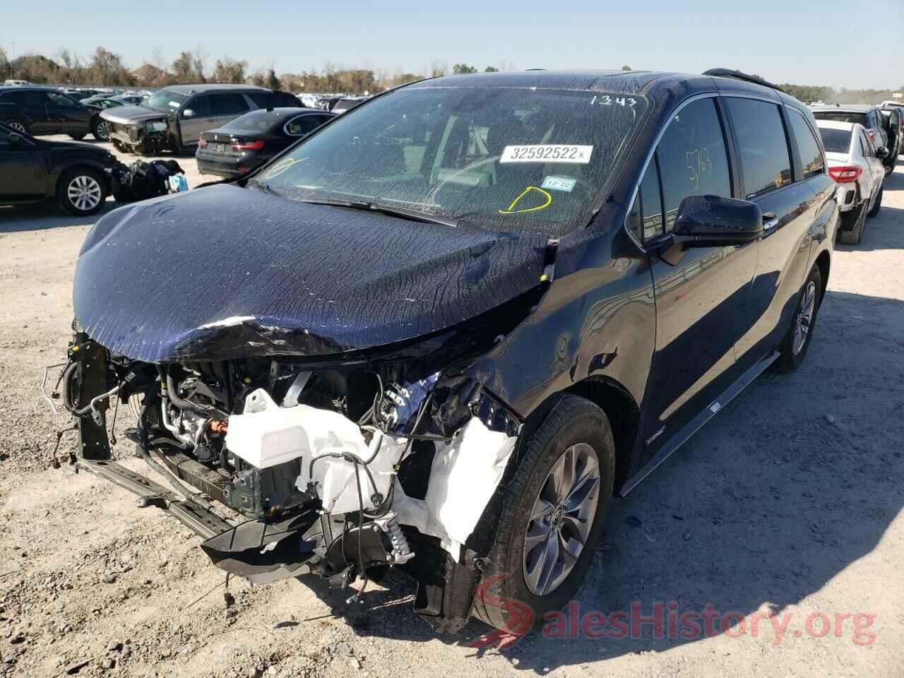 5TDYRKEC8MS001343 2021 TOYOTA SIENNA