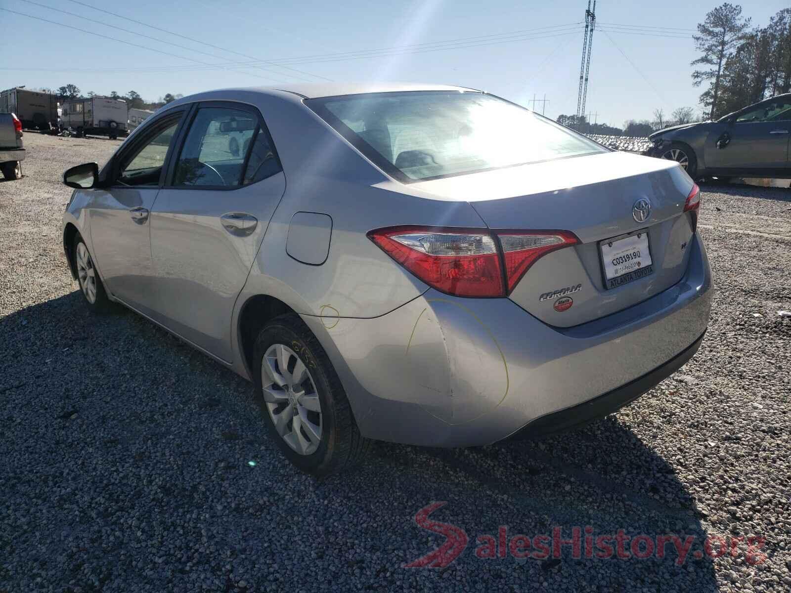 5YFBURHE3GP543974 2016 TOYOTA COROLLA