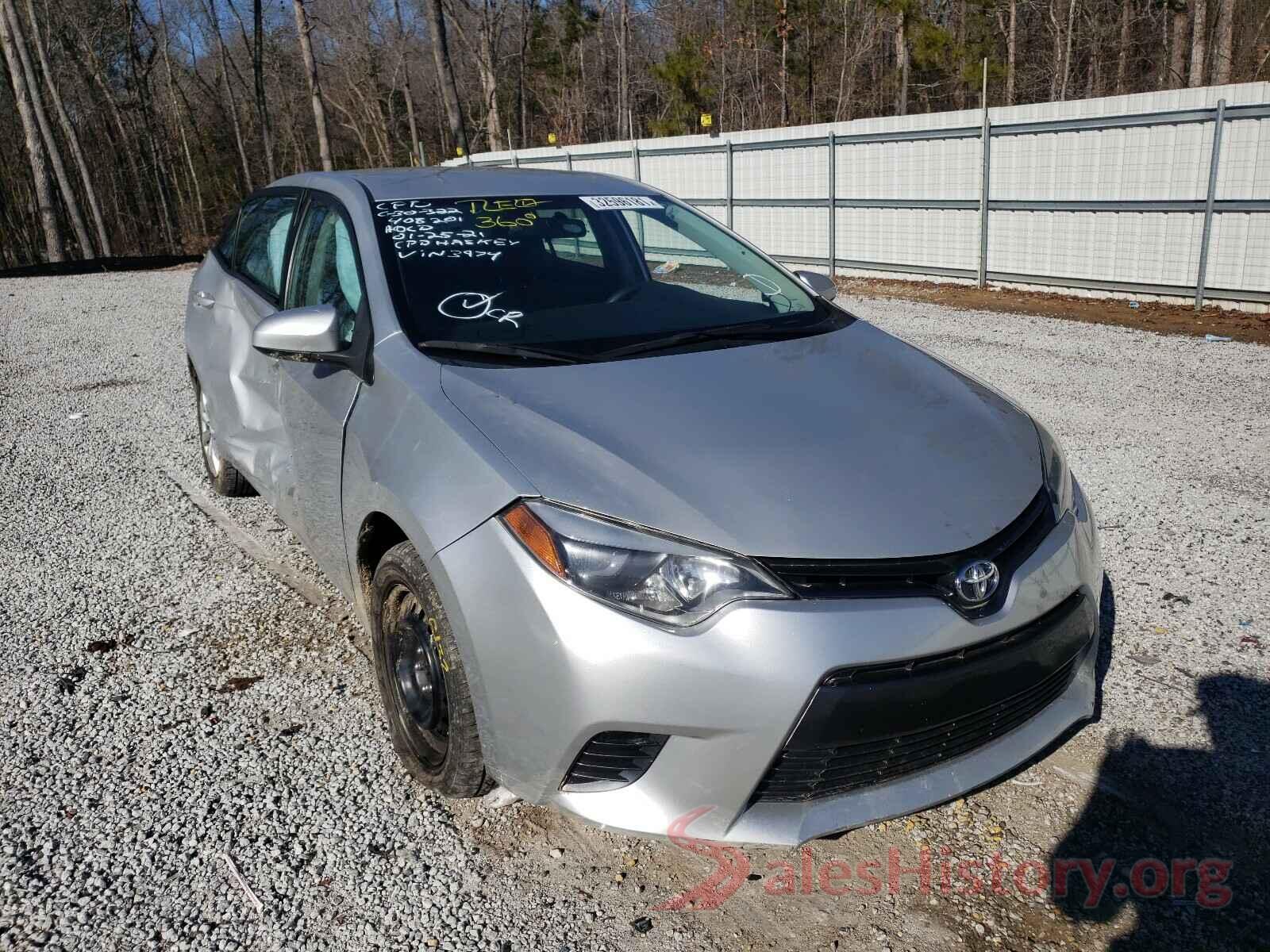 5YFBURHE3GP543974 2016 TOYOTA COROLLA