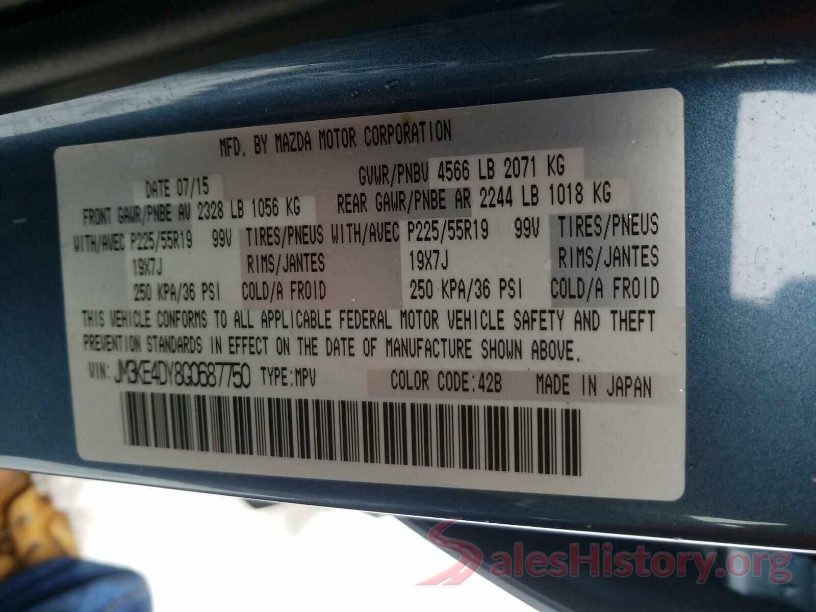 JM3KE4DY8G0687750 2016 MAZDA CX-5