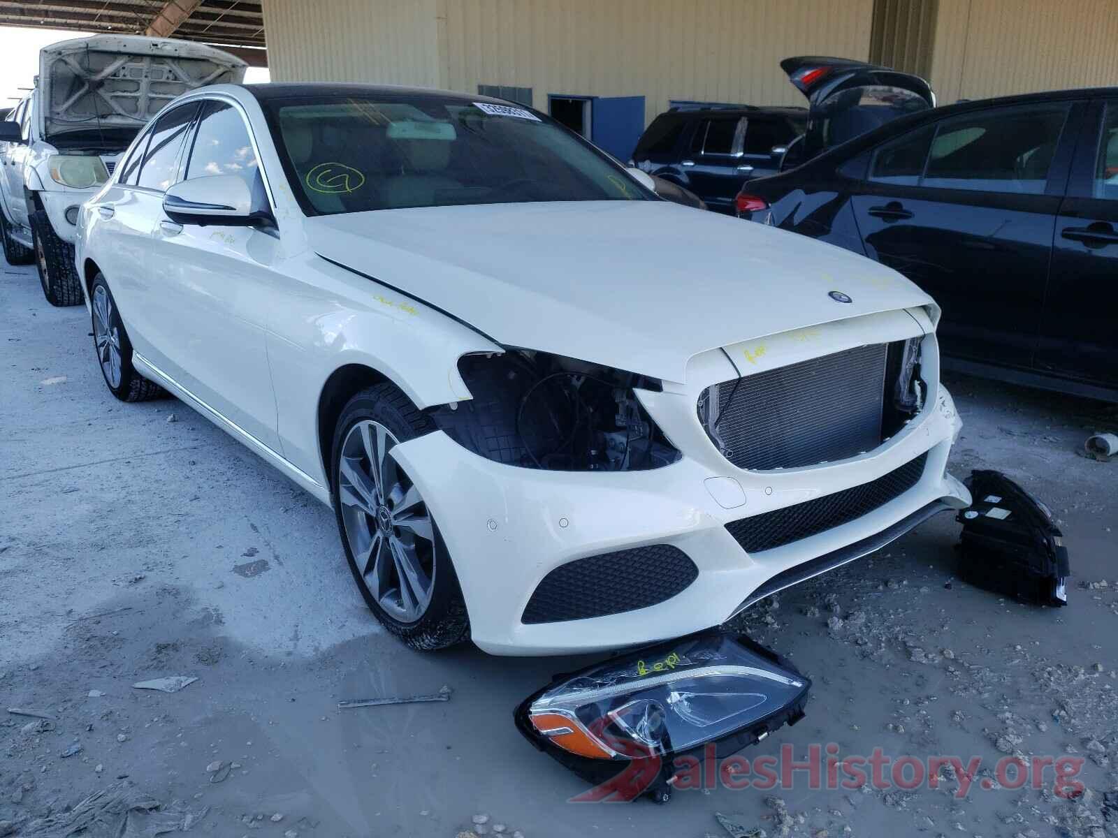 55SWF4KB1HU224520 2017 MERCEDES-BENZ C CLASS