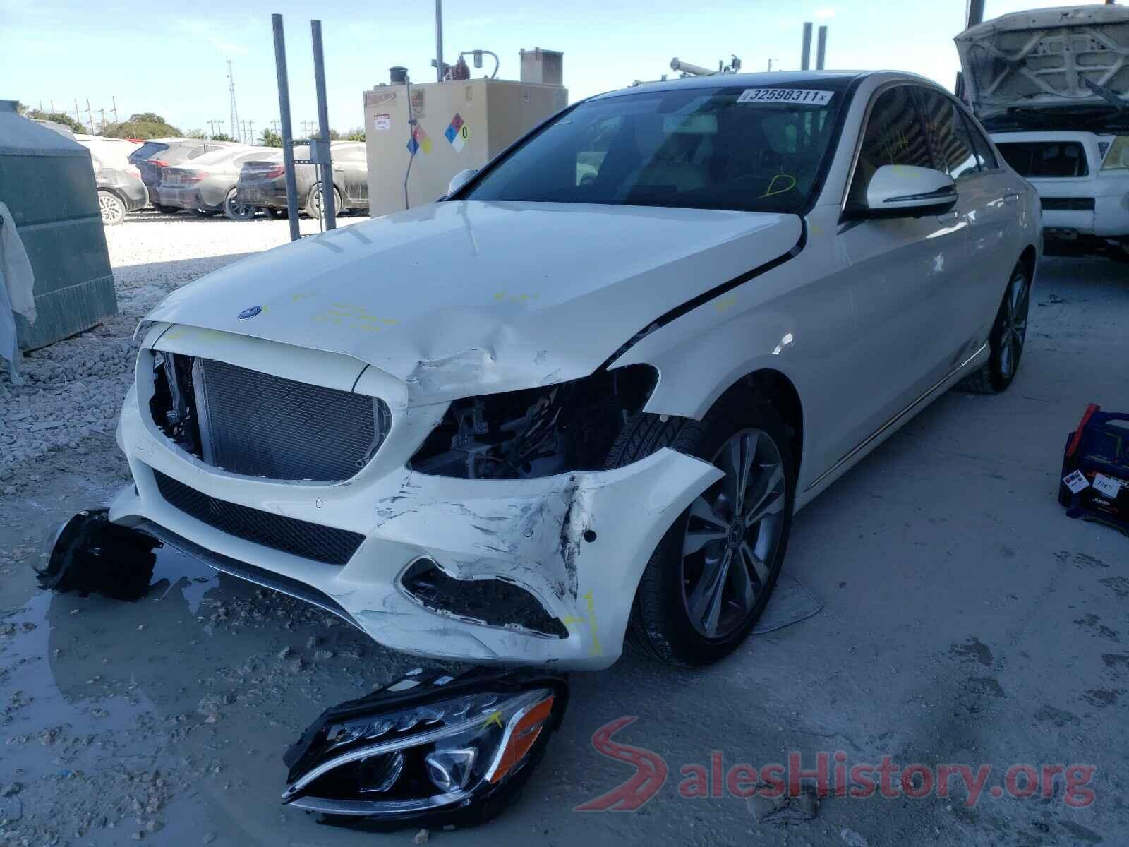 55SWF4KB1HU224520 2017 MERCEDES-BENZ C CLASS