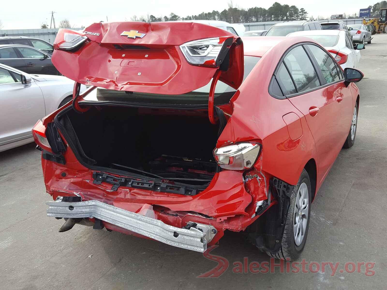 1G1BJ5SMXK7102962 2019 CHEVROLET CRUZE