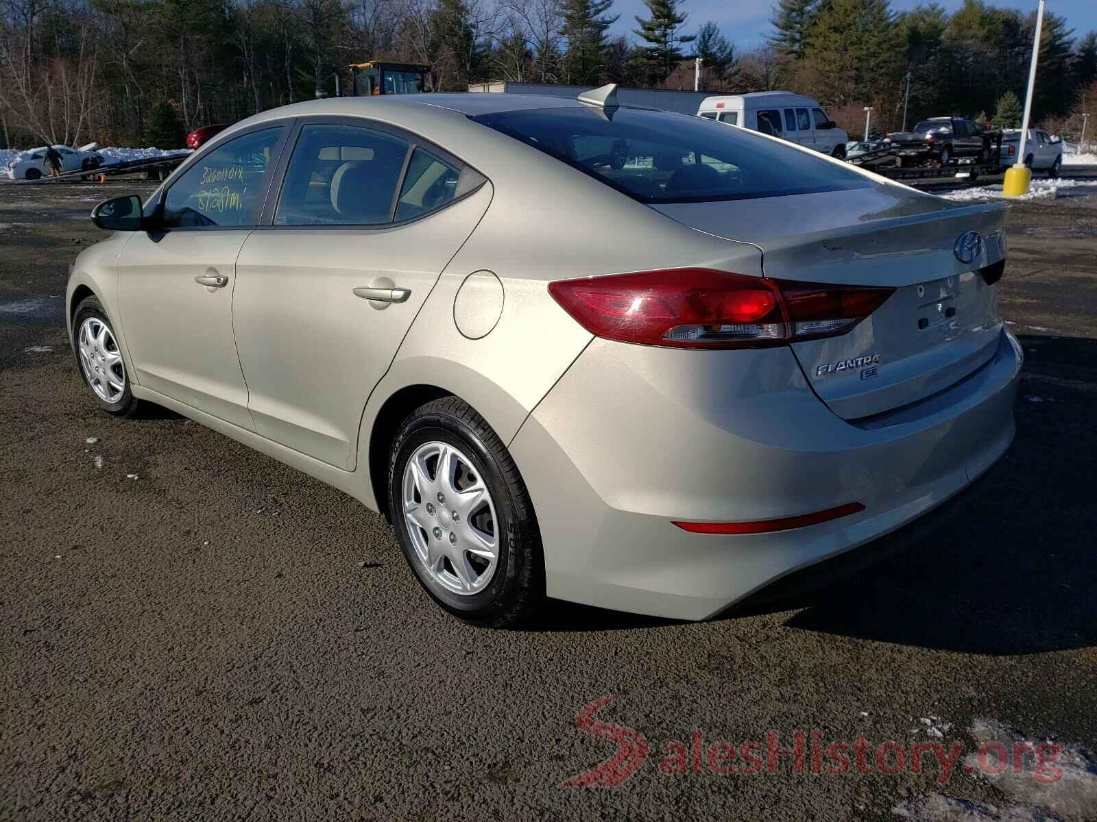 5NPD74LF7HH167264 2017 HYUNDAI ELANTRA