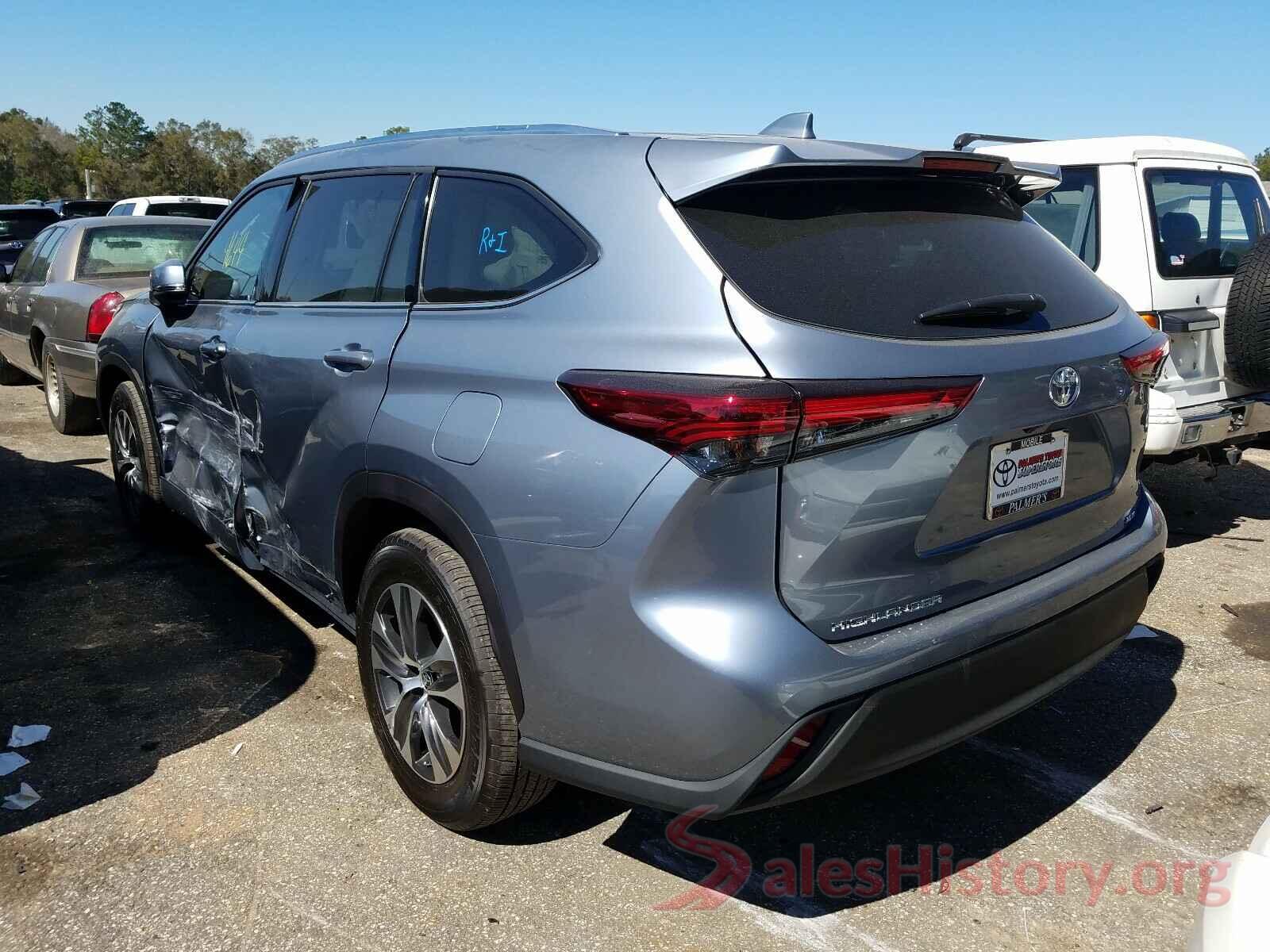 5TDGZRAH8MS036180 2021 TOYOTA HIGHLANDER