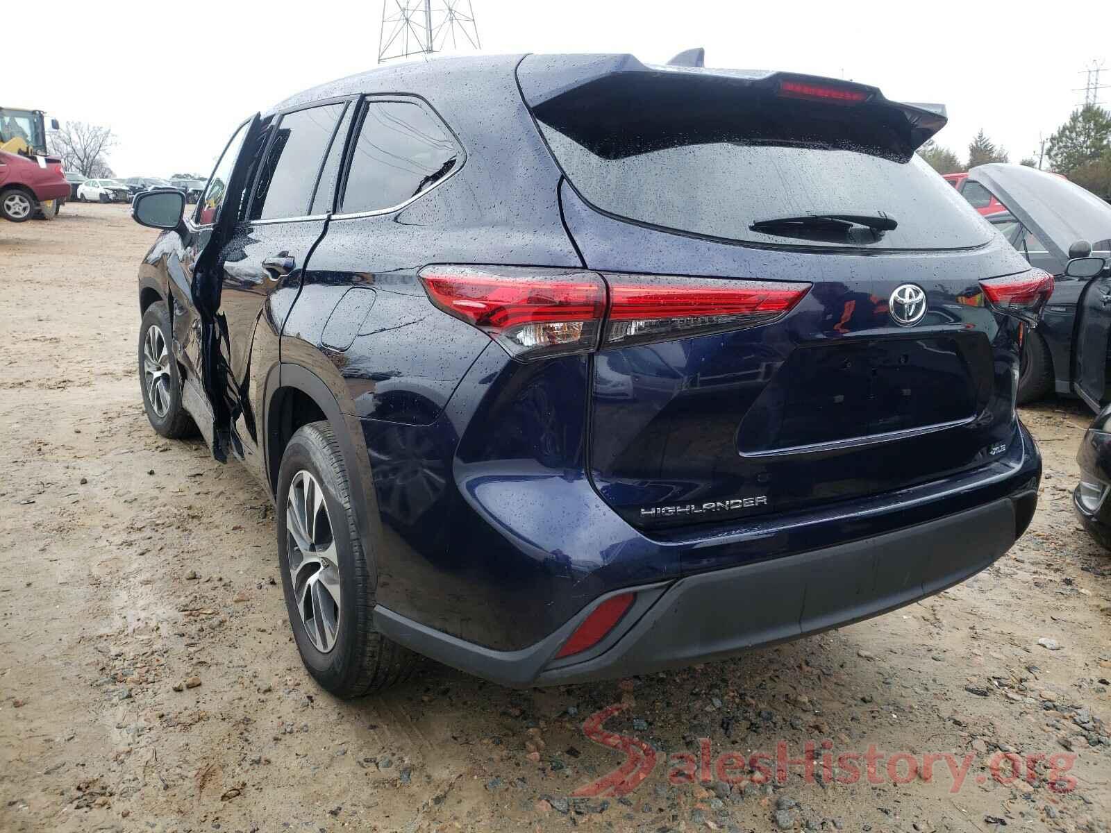 5TDGZRAH7LS007073 2020 TOYOTA HIGHLANDER