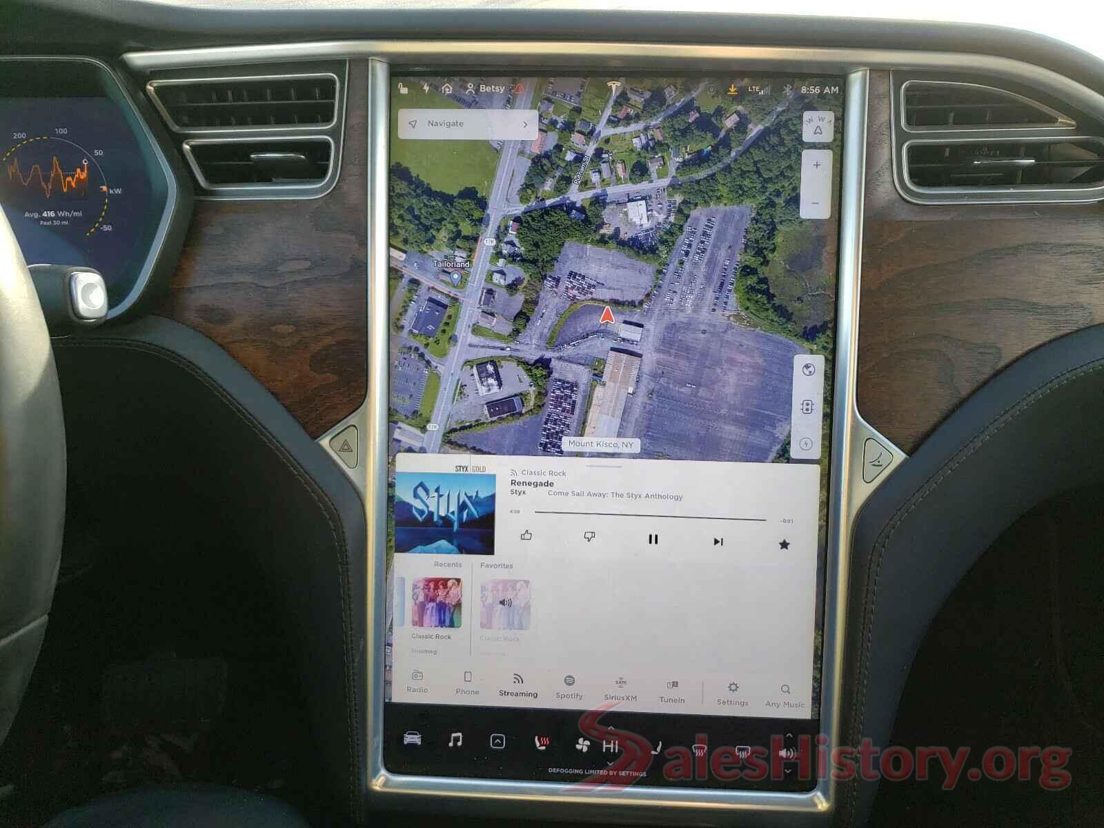 5YJXCBE20HF075600 2017 TESLA MODEL X