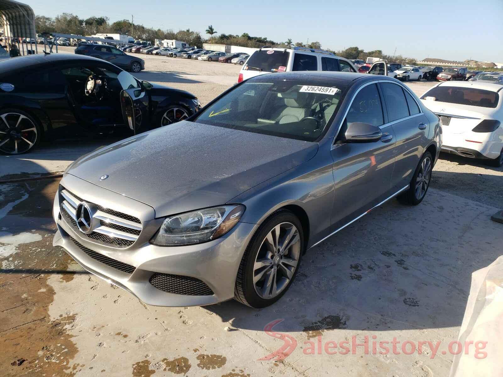 55SWF4JBXGU122469 2016 MERCEDES-BENZ C CLASS