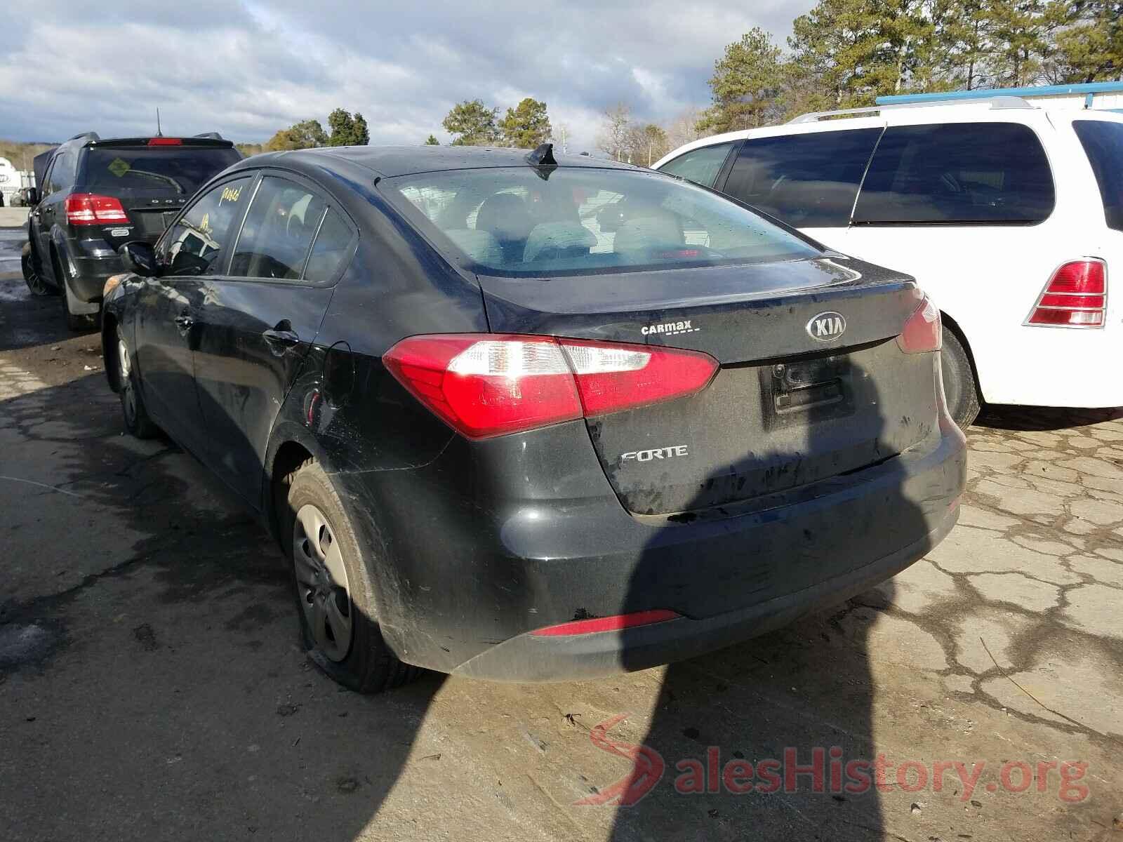 KNAFK4A6XG5560620 2016 KIA FORTE