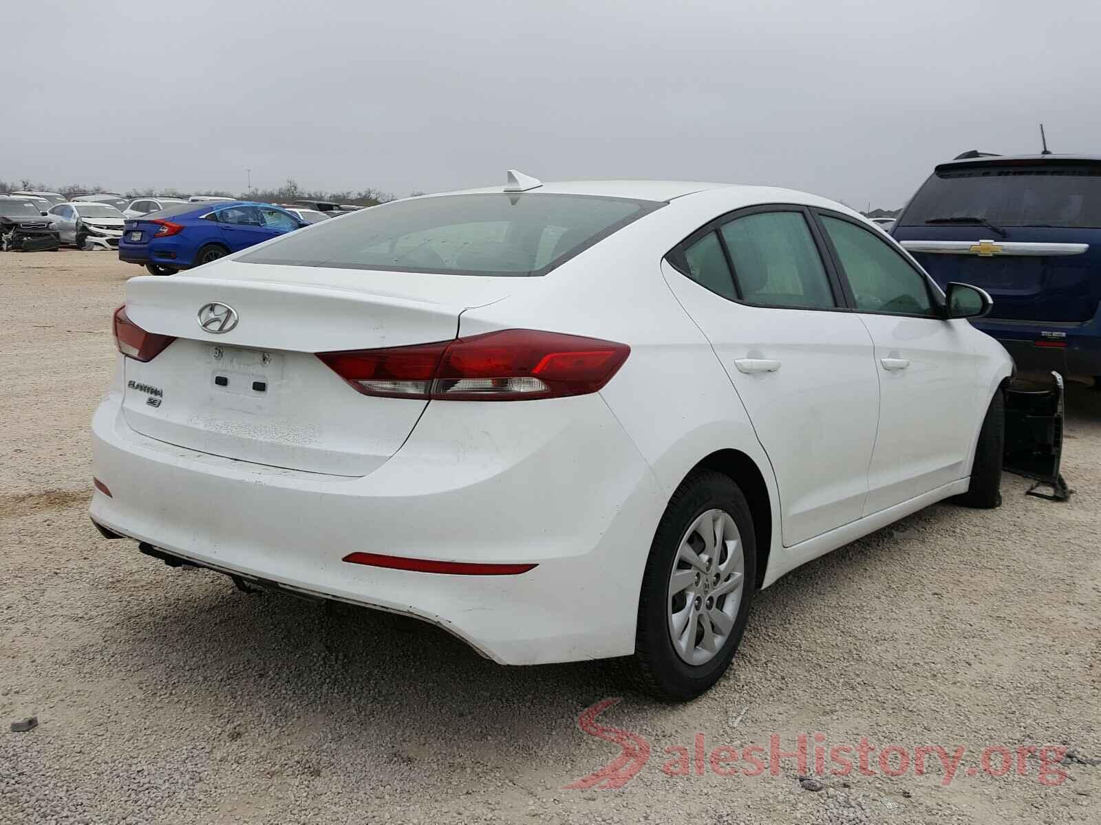 5NPD74LF0HH210407 2017 HYUNDAI ELANTRA