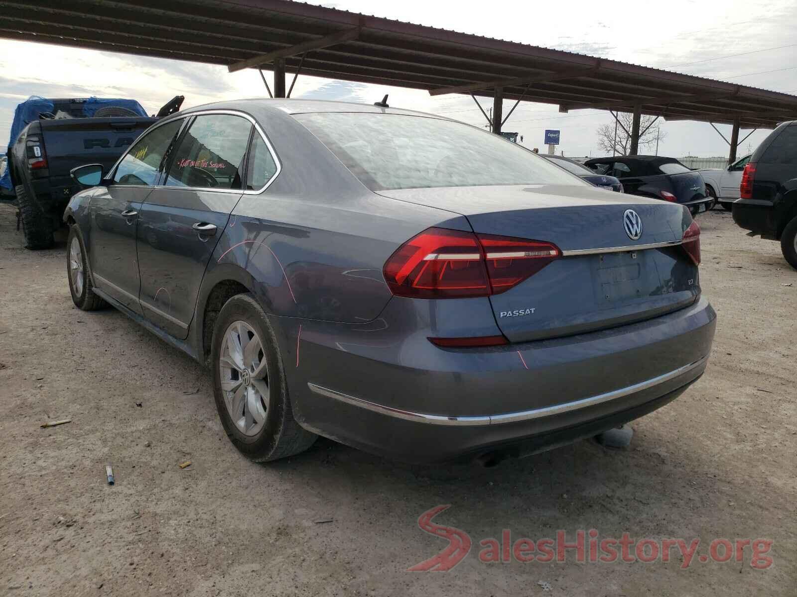 1VWAT7A34HC016657 2017 VOLKSWAGEN PASSAT